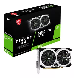 Tarjeta De Video Msi Gtx 1650 D6 Ventus Xs Ocv3 4gb Gddr6