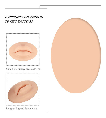 Práctica De Tatuaje De Piel De Labios Postizos Y Cejas