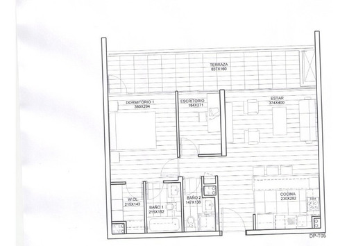 Imagen 10 de 10 de Departamento Bersa En Arriendo Las Condes 2d+2b