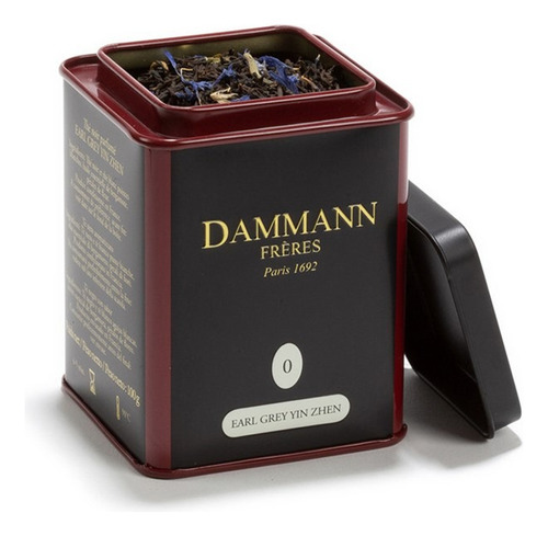 Dammann Té Verde -  Negro - Infusiones Lata 100 Gr / Qtq