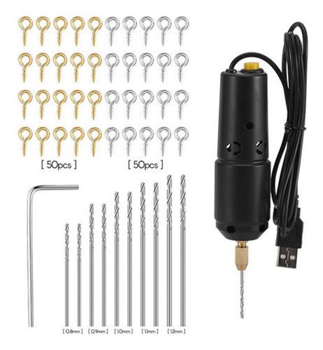 * Gift Conjunto De Broca Mini Broca Elétrica De Resina Com