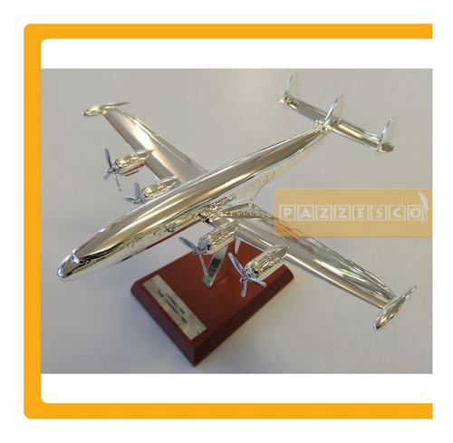 Avion Lockheed L-1049 Super Constellation 1:200 Plata 