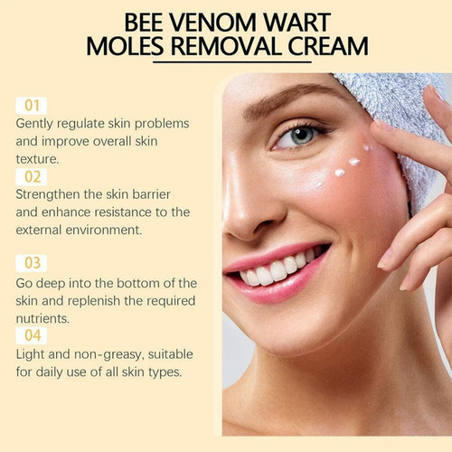 Crema De Eliminación De Lunares De Verruga Venenosa De Abeja