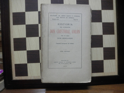 Historia Del Almirante Don Cristóbal Colón-don Hernando (Usado)