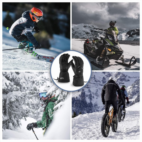 Guantes Calefactados Recargables Para Hombres Y Mujeres, Gua