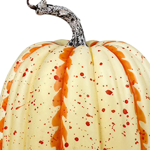 ( Calabaza Artificial, Utilería De Naranja Y Amarillo