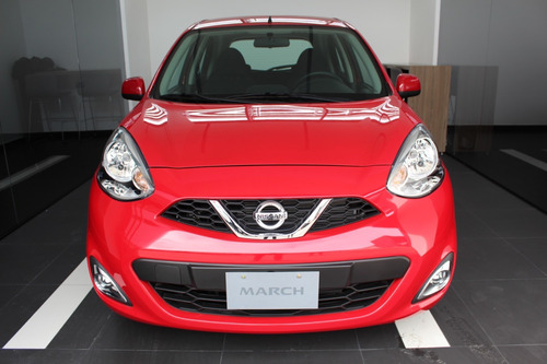 Nissan March Connect Motor 1.6 Modelo 2021 Rojo 5 Puertas