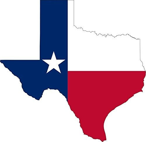 Paquete De 4 De Texas Lone Star Estado Contorno Coche Camio