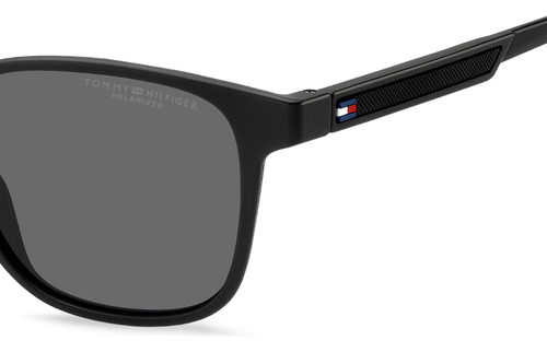 Óculos De Sol Tommy Hilfiger Preto Polarizado Th2202s 807-51