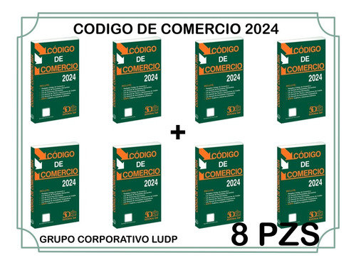 Codigo De Comercio 2024 Paq 8pz