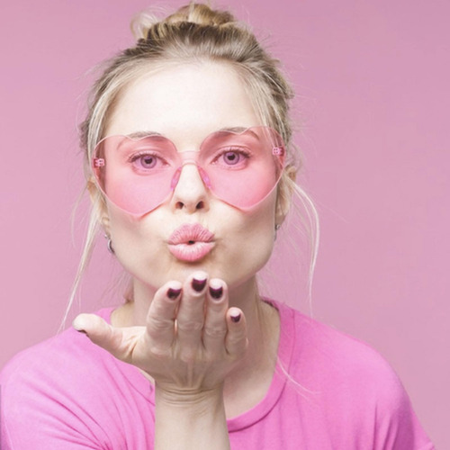 15 Pares De Lentes De Sol Con Forma De Corazón Sin Montura