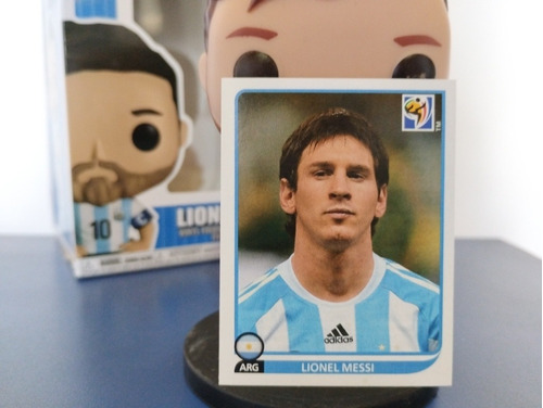 Lionel Messi Sudáfrica 2010 Panini Original Italia #122