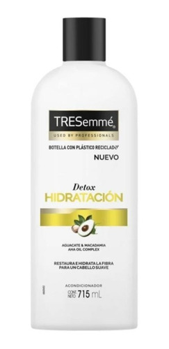 Acondicionador Tresemmé Detox Hidratación 715 Ml