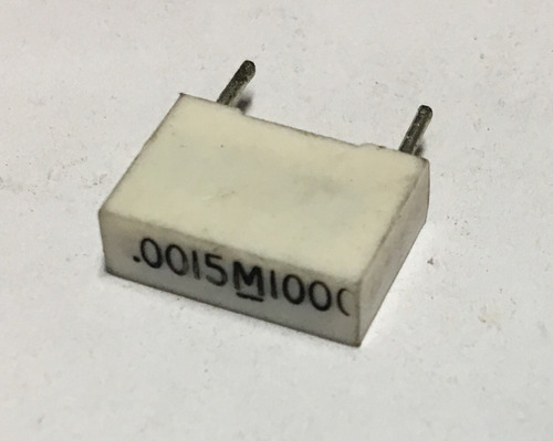 Condensador Ceramico 1500pf 1kv Cc4-15/4-10 0.0015mf 1000v