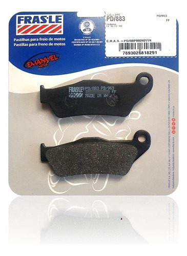 Pastilla Freno Frasle Pd883 Ktm Sx 450 (4t) 2003-2006