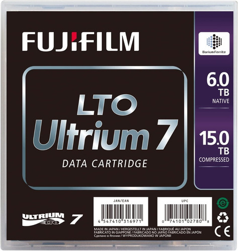 Cinta Ultrium Lto 7 Fujifilm 15tb C7977a 38l7302 Backup