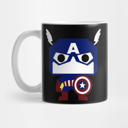 Taza Capitan America Super Heroes Freekomic G3