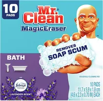 Comprar Esponjas Mr Clean Magic Eraser Para Baño (lavanda, 10u)