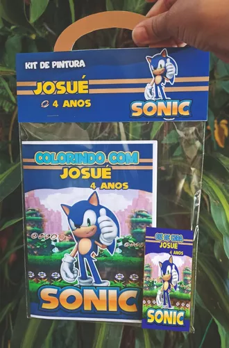 COLORINDO SONIC E SEUS AMIGOS - Colorir Desenhos para Crianças em