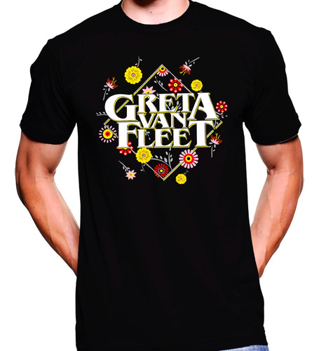 Camiseta Premium Rock Estampada Greta Van Fleet 03