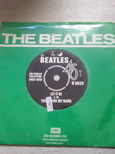 The Beatles - Let It Be You Know My Name Single Vinilo Kktus