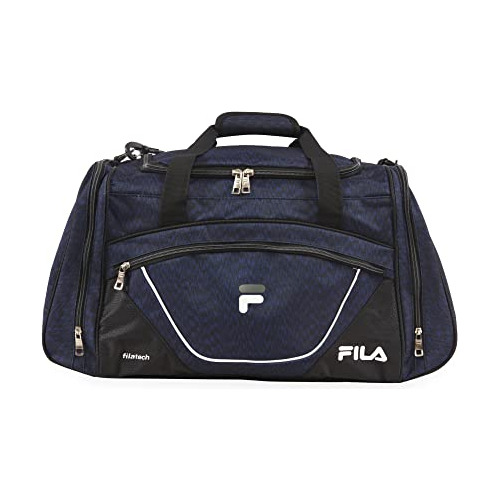 Bolsa De Lona Deportiva Fila Acer 63cm. Azul Estatico