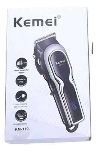 Máquina De Corte Profissional Kemei Km119 E