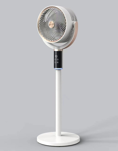 Ventilador De Piso Con Control Remoto, Touch, Con 3 Aspas Estructura Blanco Aspas Blanco Diámetro 10 Frecuencia 60 Material De Las Aspas Plástico