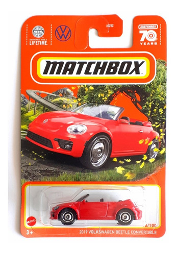 Matchbox 2023, '19 Volkswagen Beetle Convertible -98/100 -