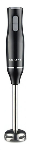 Batidora De Inmersión Sokany 2 En 1 Wk-1708 Negra 220v 50 Hz