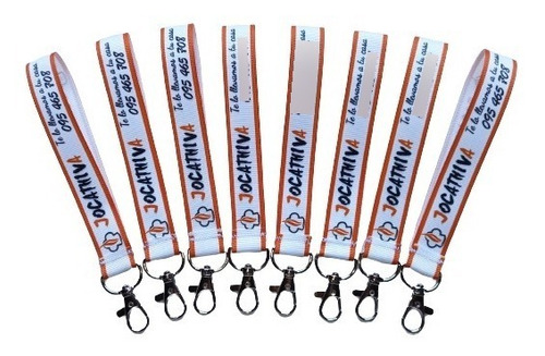Imagen 2 de 4 de Llaveros De Cinta Personalizados