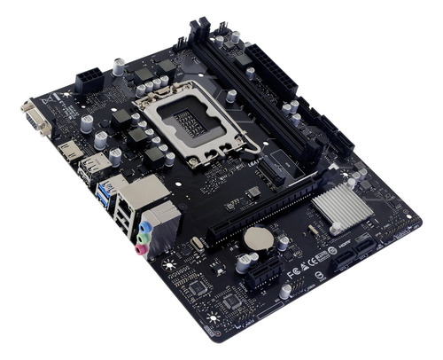 Motherboard Biostar H610mhc 2.0 14th Matx 1700 ! Color Negro