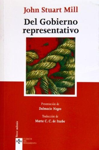 Del Gobierno Representativo, John Stuart Mill, Ed. Tecnos