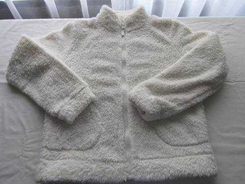 Campera Peluda Color Blanco, Para Nena, Marca Europea!!, 