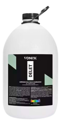 Delet 5l Vonixx Limpador Para Pneus E Borrachas Galao 5l