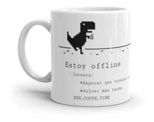 Taza Dinosaurio De Google