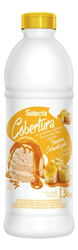 Cobertura Calda Banana Caramelizada 1,3kg Sorvete Bolo Açaí 