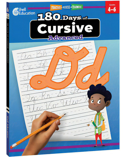 180 Days Of Cursive: Advanced, De Shell Education. Editorial Shell Educ Pub, Tapa Blanda En Inglés