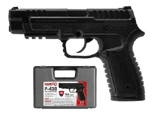 Imagen 3 de 8 de Pistola Aire Comprimido Gamo P-430 Co2 Dual + Balines Gamo