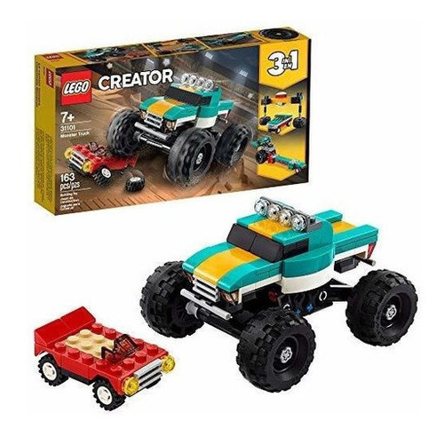 Lego Creator 3in1 Monster Truck Toy Kit De Construccio