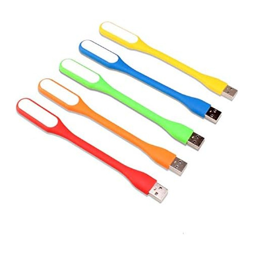 5 Pcs, Luz Led Usb Plegable De Color Aleatorio, Luz Led...