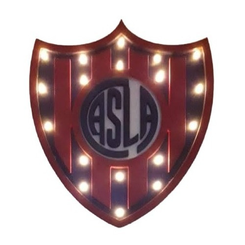 Escudo De Futbol Led San Lorenzo!20 Luces + Pilas Incluidas!