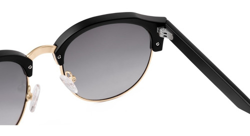 Lentes De Sol Hawkers-rubber Black Gradient Classic Rounded Color Negro