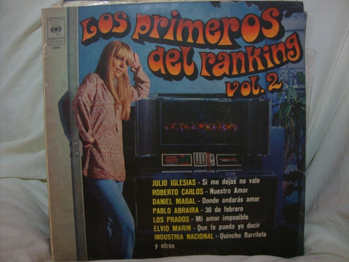 Vinilo Los Primeros Del Ranking Volumen 2 Cristales Dan Cp1