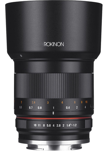 Rokinon 50mm F/1.2 Lente Para Canon Ef-m (black)