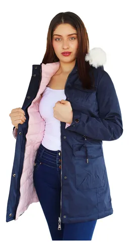 Chamarra Chaqueta Abrigo Mujer Invierno Moda Casual 0003