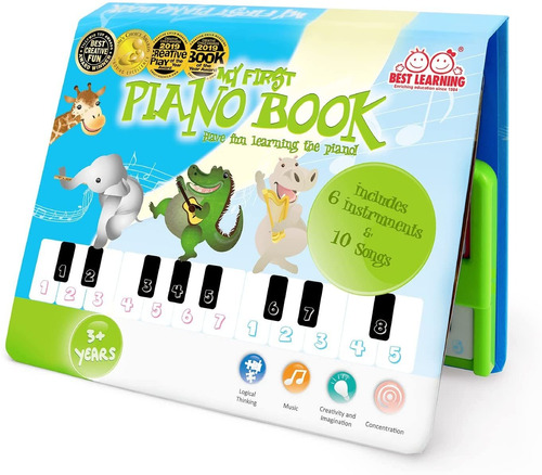 Mi Primer Libro De Piano  Juguete Musical Educativo Par...