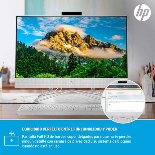 Imagen 5 de 6 de Hp Aio Fhd 23.8/amd Athlon 3150u/8gb Ram/256gb Ssd+1tb Hdd