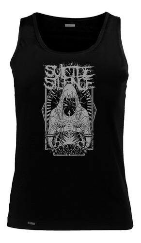 Camiseta Esqueleto Suicide Silence Balanza Banda Rock Sbo