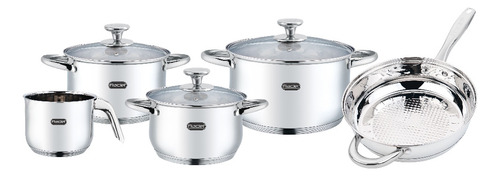Batería De Cocina 8pz Acero Inox Inducción Florencia Fraciel